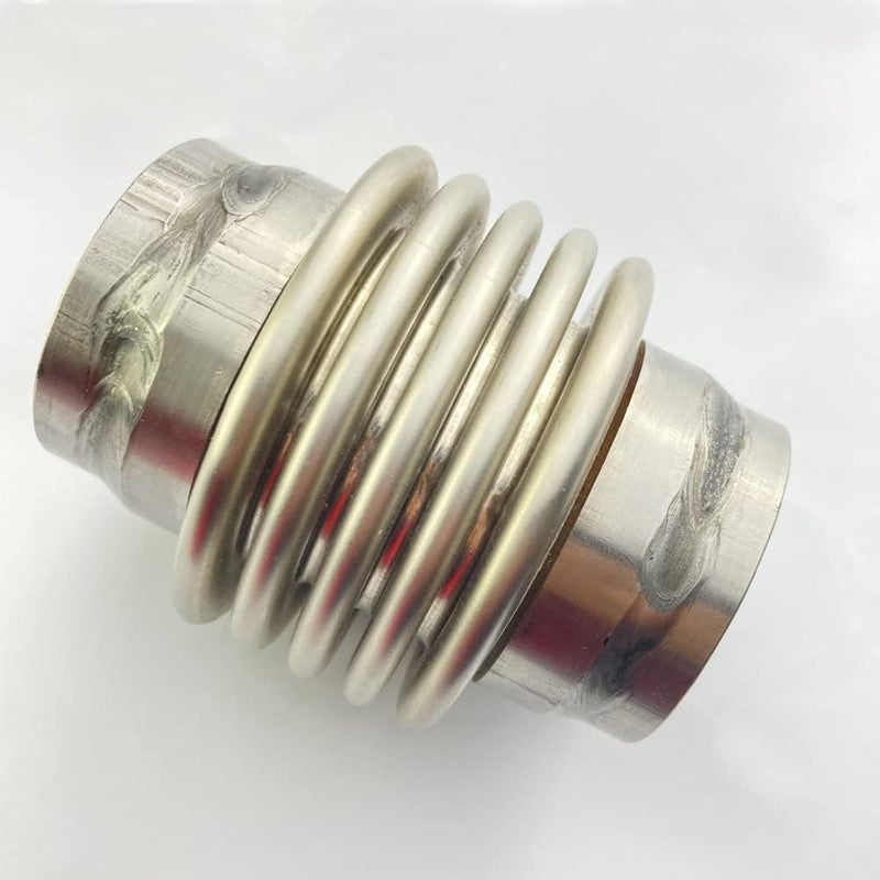RCCT 2'' Car Exhaust Flex Bellow Accessories 2In Racing Performance Parts Stainless Steel 304 T304 Joint Pipe(ID 2.0’’-3.0’’(Overall)) - Image 1